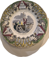 Charger l'image dans la galerie, Assiette en porcelaine de Creil et Montereau