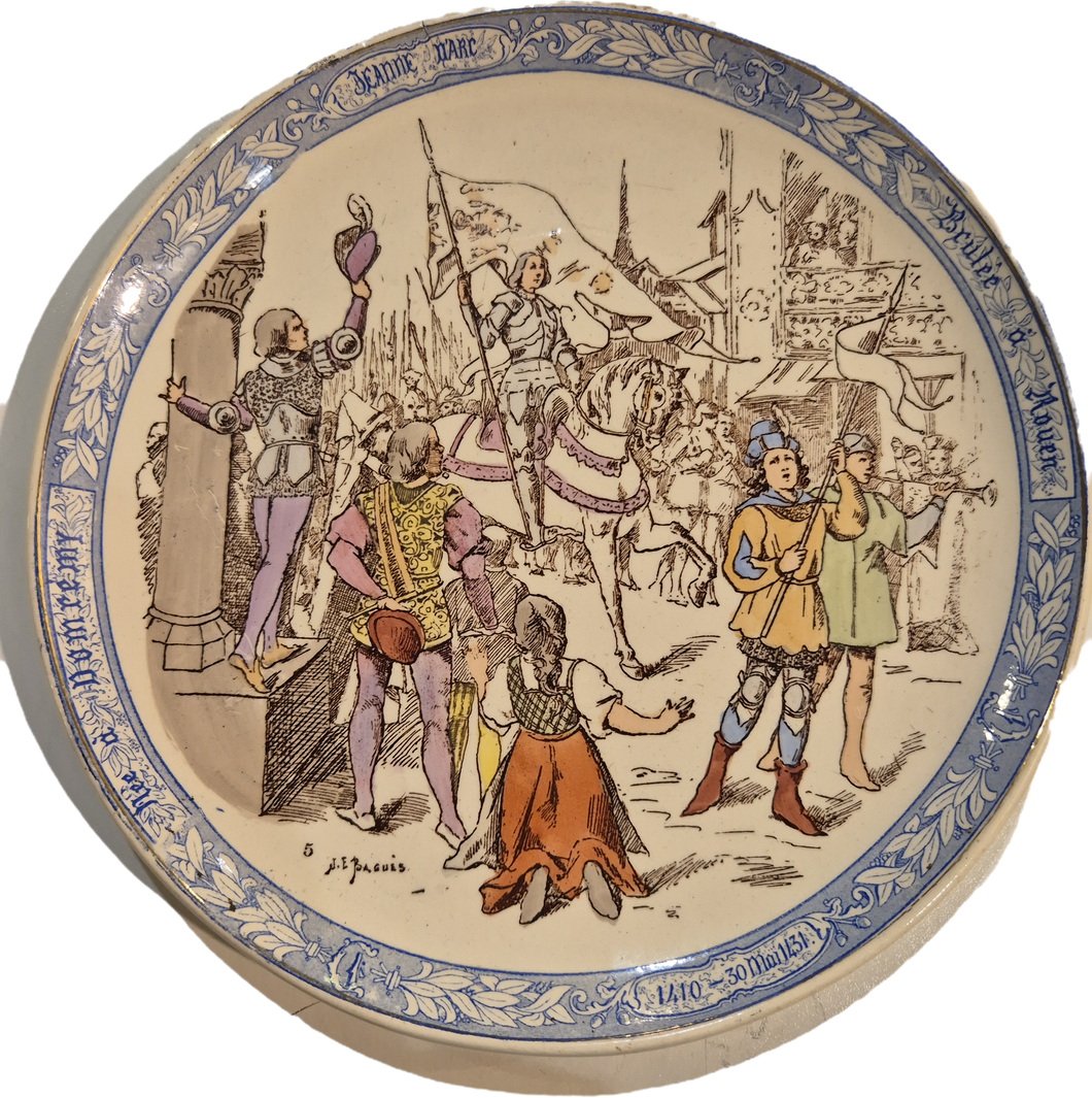 Assiette « Vie de Jeanne d’Arc » N°5